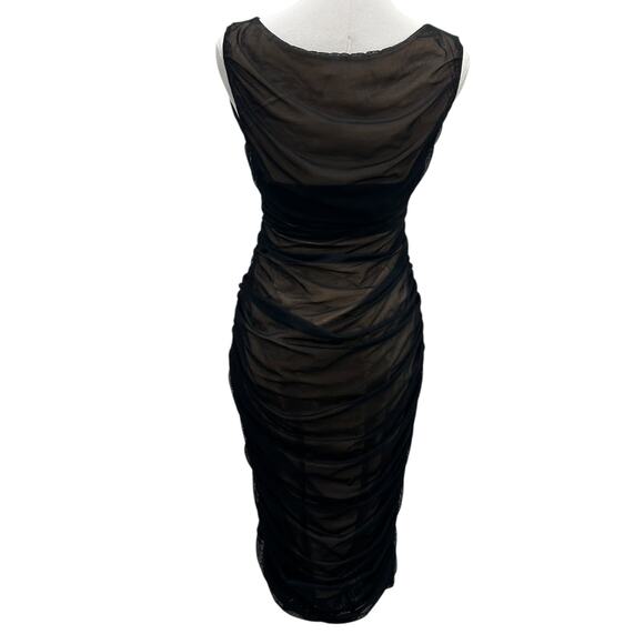 Norma Kamali Tara Ruched Sheath Dress - Picture 3 of 7
